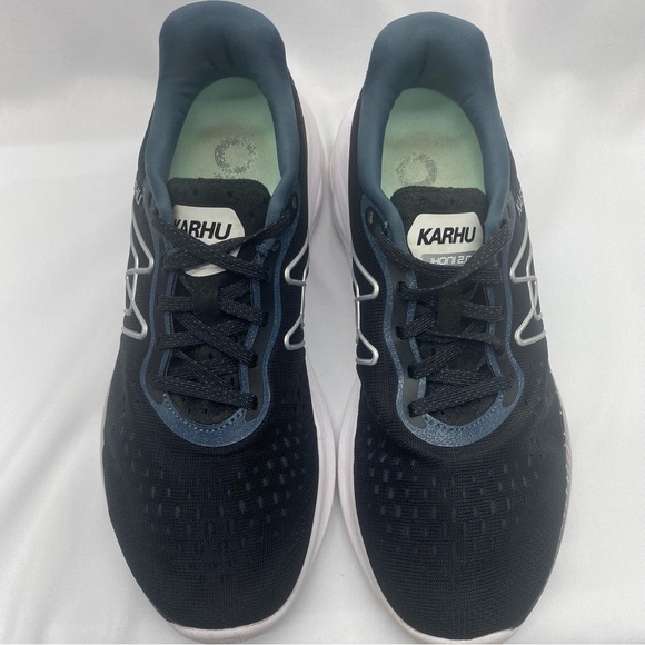 KARHU IKONIC 2.0 RUNNING SHOES W 8.5 BLACK WALKING RUNNING ATHLETIC - Picture 1 of 11